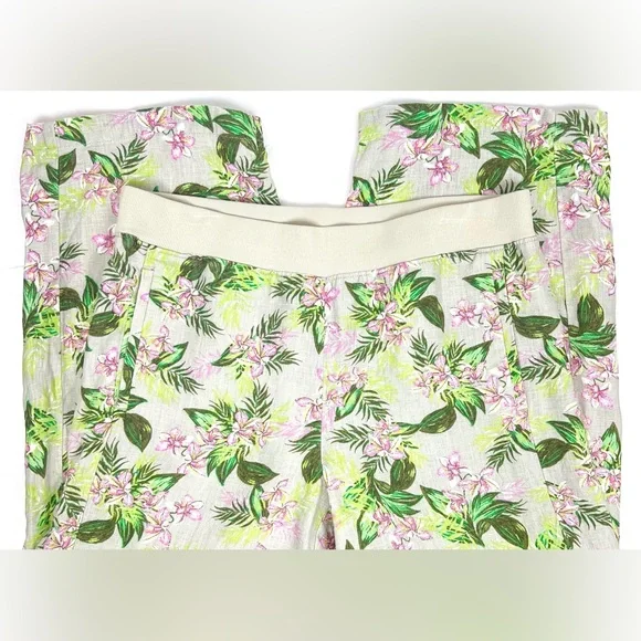 J. Jill Love Linen Orchid Cropped Pants - Picture 7 of 15